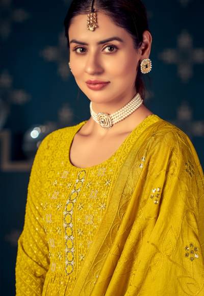 Heer By Vivils Designer Shifli Work Readymade Salwar Kameez Collection